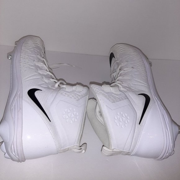 New Nike Force Savage US 18 EU 52.5 Mens Football Cleats Black and White